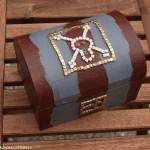 Schatztruhe – Piratenmotiv - Selberbasteln